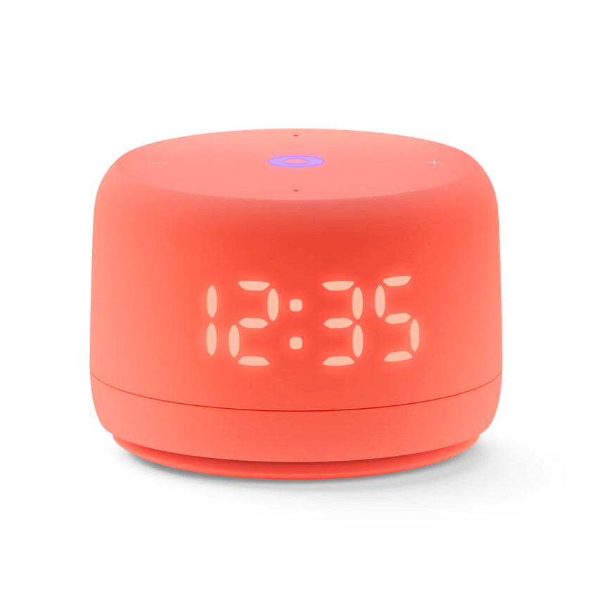 Яндекс Станция Лайт 2 с часами (Коралловый)