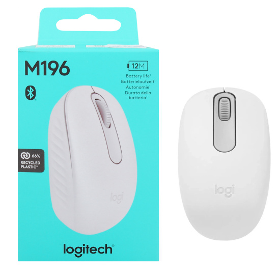 Мышь беспроводная Logitech M196 (White) Мышь беспроводная Logitech M196 (White)