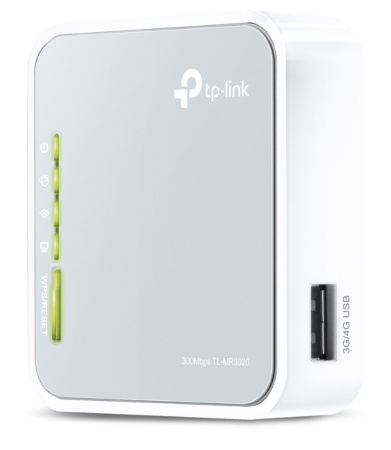 Роутер Wi-Fi TP-Link TL-MR3020 N300 10/100BASE-TX/4G ready