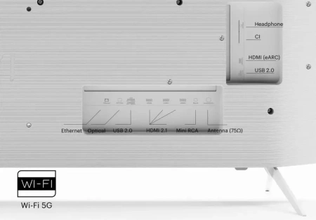 UHD LED-телевизор Kivi 55" M55UD70W (White)