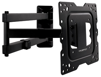 Кронштейн Kromax DIX-18 для ТВ 22"-43", настенный, 5 ст. свободы, до 40 кг, черный