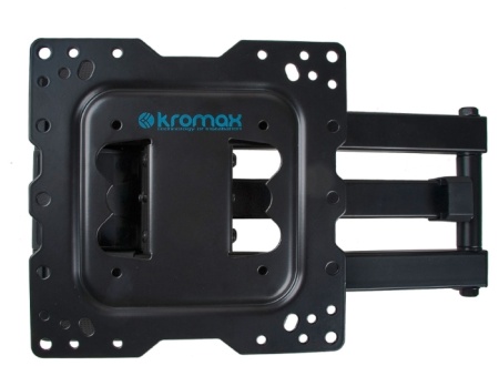 Кронштейн Kromax DIX-18 для ТВ 22"-43", настенный, 5 ст. свободы, до 40 кг, черный
