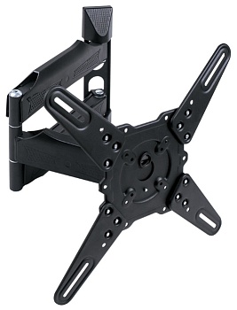 Кронштейн Kromax ATLANTIS-40, для ТВ 22"-65", настенный, 5 ст.свободы, наклонно-поворотный, до 40 кг, серый