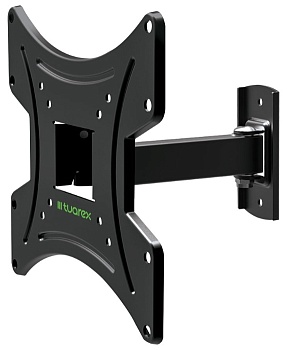 Кронштейн Tuarex ALTA-203, для ТВ 15"-43", настенный, 3 ст.свободы, наклонно-поворотный, до 20 кг