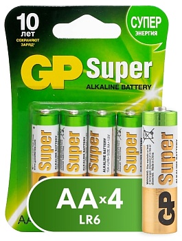 Батарейка AA GP Super Alkaline 15A LR6
