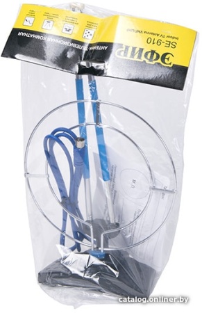 ТВ Антенна Эфир SE-910 ДМВ+МВ с кольцом