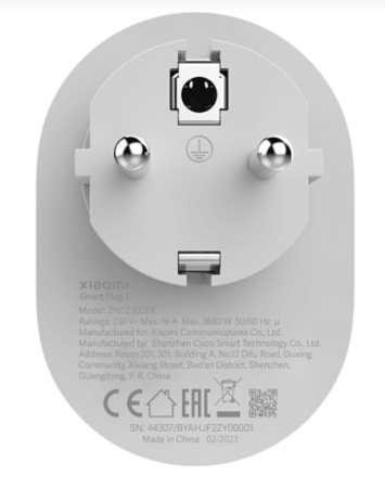Умная розетка Xiaomi Smart Power Plug 2