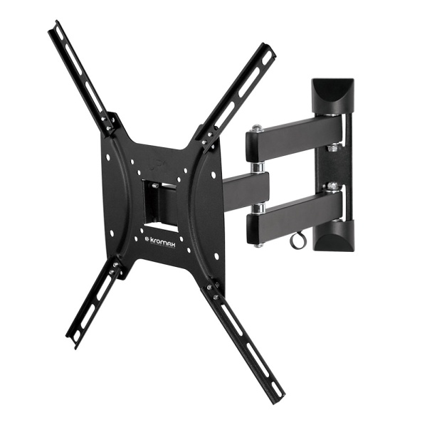Кронштейн Kromax OPTIMA-404, для ТВ 15"-55", настенный, 5 ст.свободы, наклонно-поворотный, до 35 кг