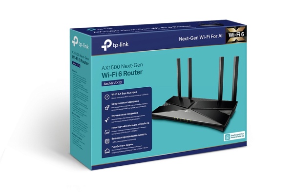 Роутер Wi-Fi TP-Link Archer AX10 AX1500