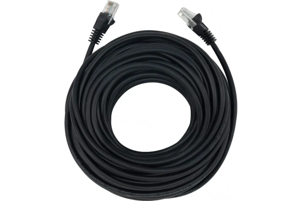 Кабель патч-корд Buro UTP кат.5е 20м черный Кабель патч-корд Buro UTP кат.5е 20м черный