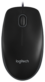 Мышь проводная Logitech B100 (Black)