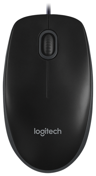 Мышь проводная Logitech B100 (Black) Мышь проводная Logitech B100 (Black)