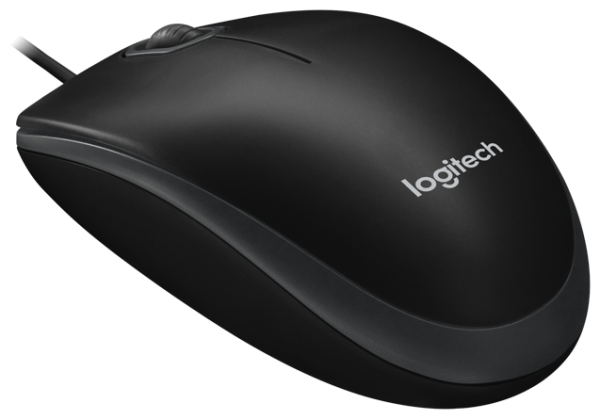 Мышь проводная Logitech B100 (Black) Мышь проводная Logitech B100 (Black)
