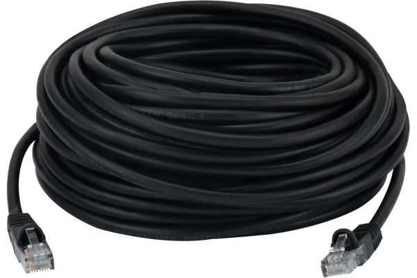 Кабель патч-корд Buro UTP кат.5е 20м черный Кабель патч-корд Buro UTP кат.5е 20м черный