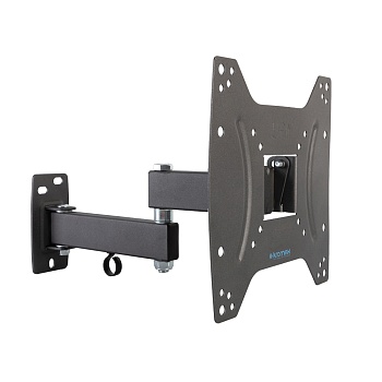 Кронштейн Kromax OPTIMA-204, для ТВ 15"-42", настенный, 5 ст.свободы, наклонно-поворотный, до 25 кг