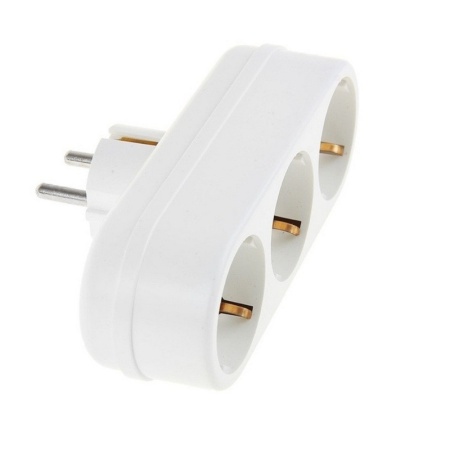 Сетевой тройник TOKER 3L3 белый