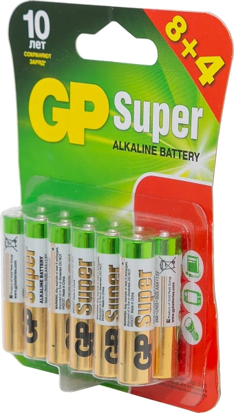 Батарейка AAA GP Super Alkaline 24A LR03 Батарейка AAA GP Super Alkaline 24A LR03