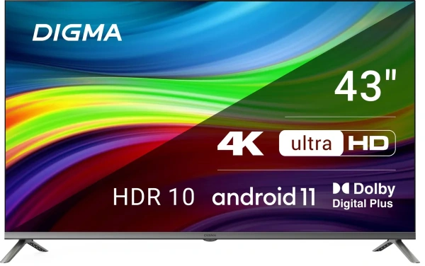 UHD LED-телевизор Digma DM-LED43UBB41