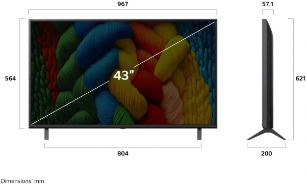 UHD LED-телевизор LG 43NANO80A6B