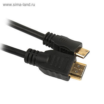 Кабель HDMI - miniHDMI SimaLand черный 1 м