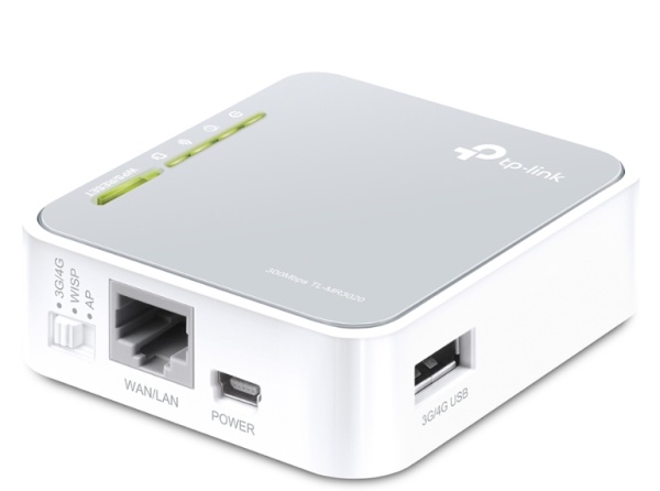 Роутер Wi-Fi TP-Link TL-MR3020 N300 10/100BASE-TX/4G ready