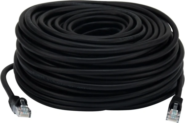 Кабель патч-корд Buro UTP кат.5е 30м черный Кабель патч-корд Buro UTP кат.5е 30м черный